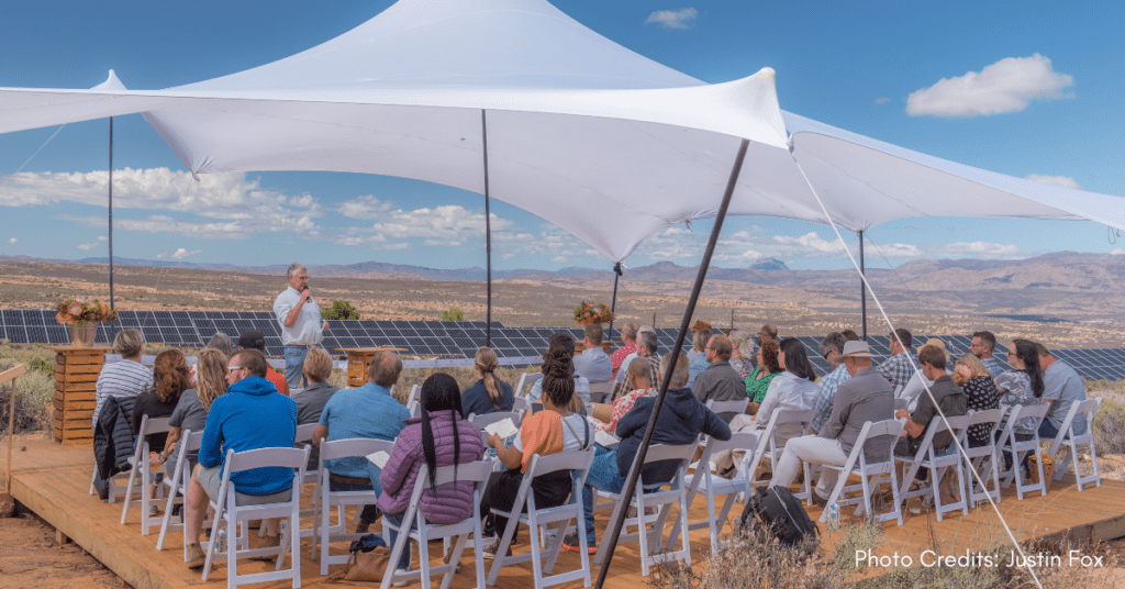 Niel de Waal addresses the guests at the unveiling