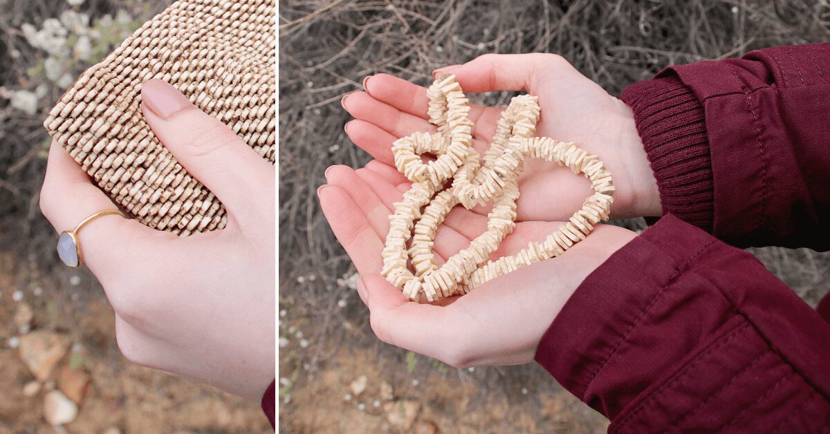 Jewellery made by the San people