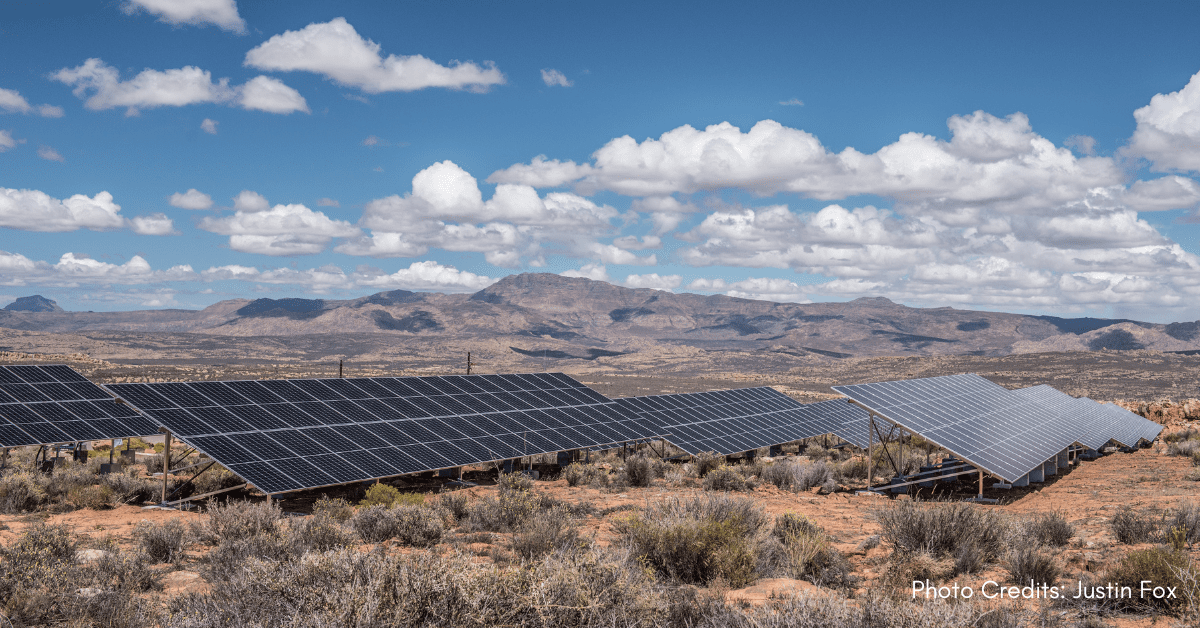 The Solar Farm at Kagga Kamma Nature Reserve