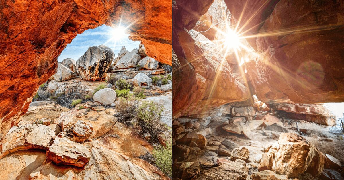 Rock formations along the Kagga Kamma Hiking Trails