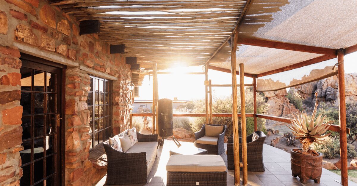 The Terrace at Sunset